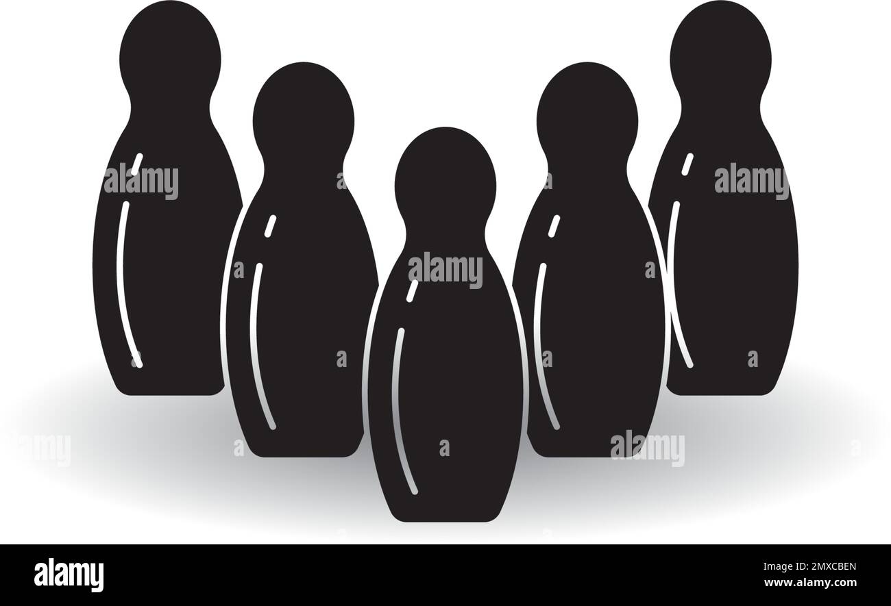 Bowling logo vector symbol illustration design Stock Vector Image & Art