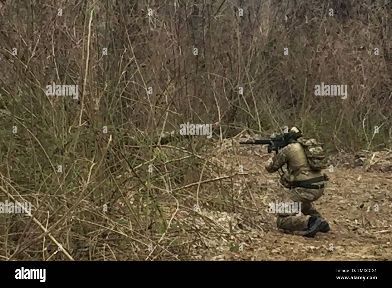 soldier selfie while he is fighting war Stock Photo Alamy