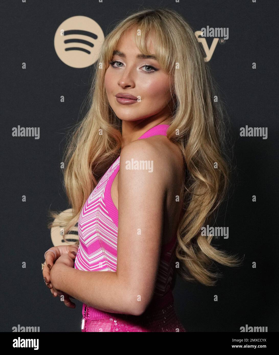West Hollywood, CA, February 2, 2023. Sabrina Carpenter arrives at the