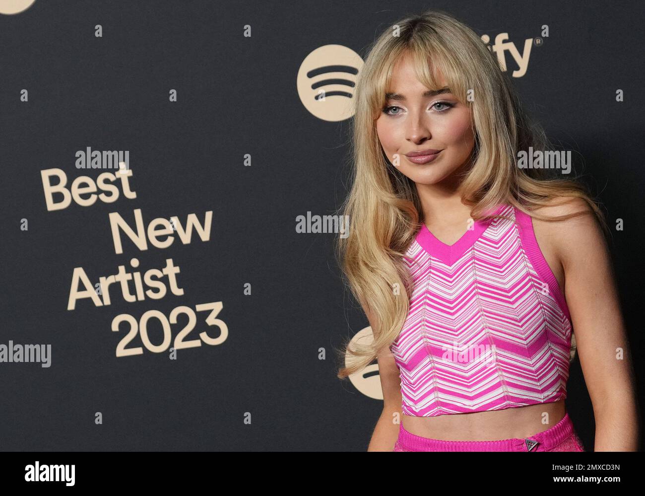 West Hollywood, CA, February 2, 2023. Sabrina Carpenter arrives at the