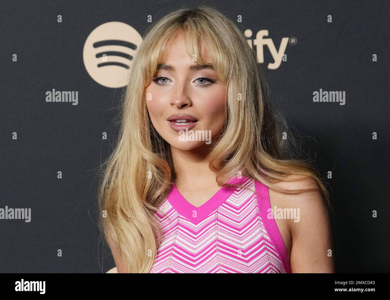 West Hollywood, CA, February 2, 2023. Sabrina Carpenter arrives at the