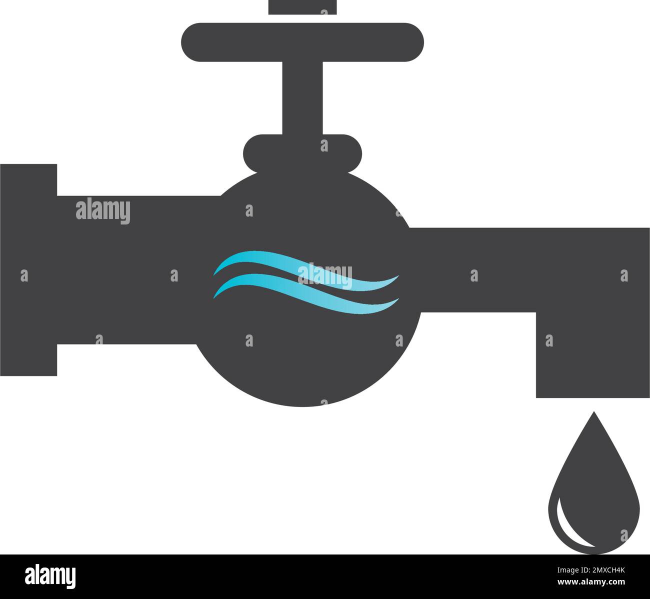 Faucet icon vector illustration logo design. Stock Vector