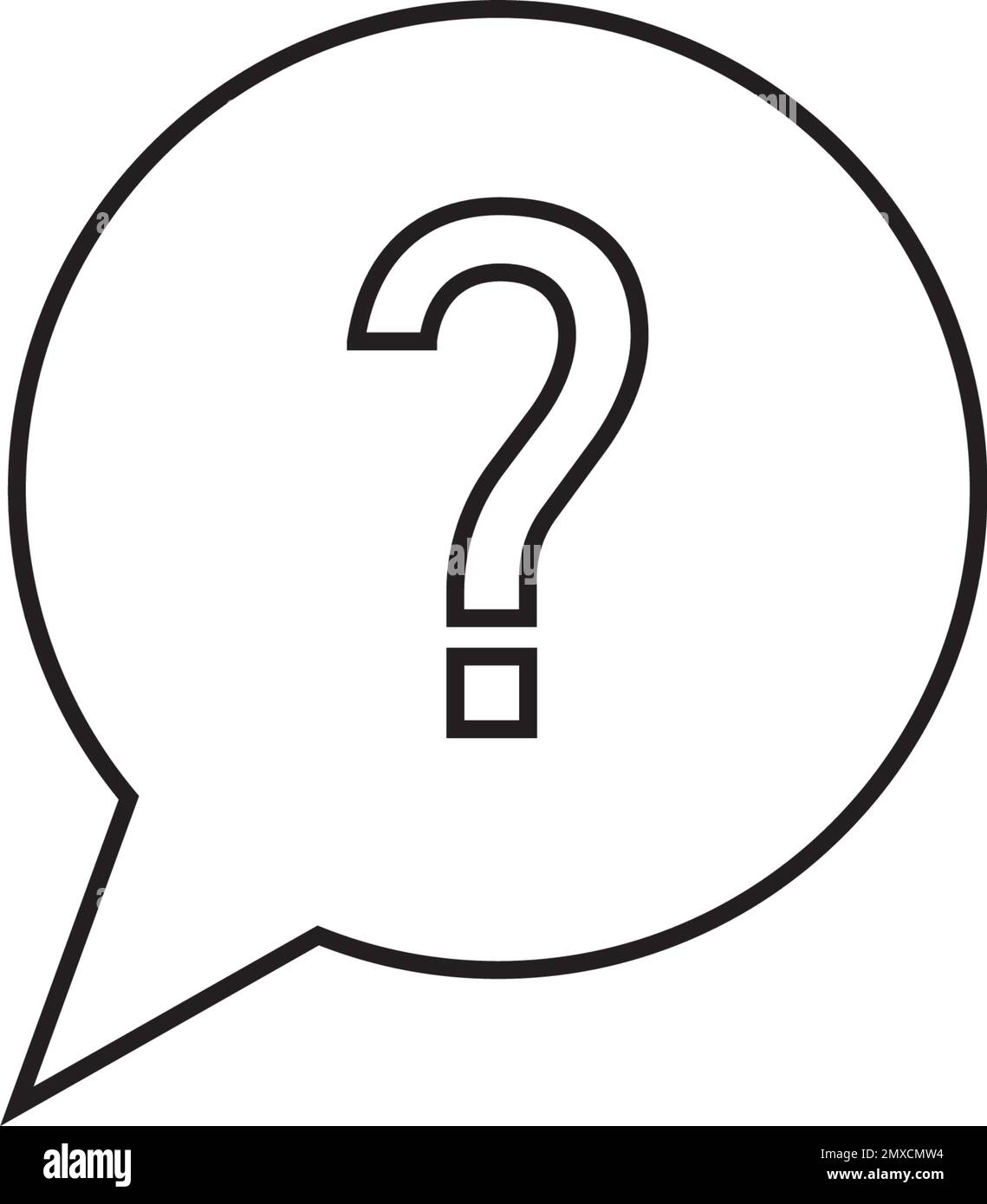 question mark icon vector illustration design template Stock Vector