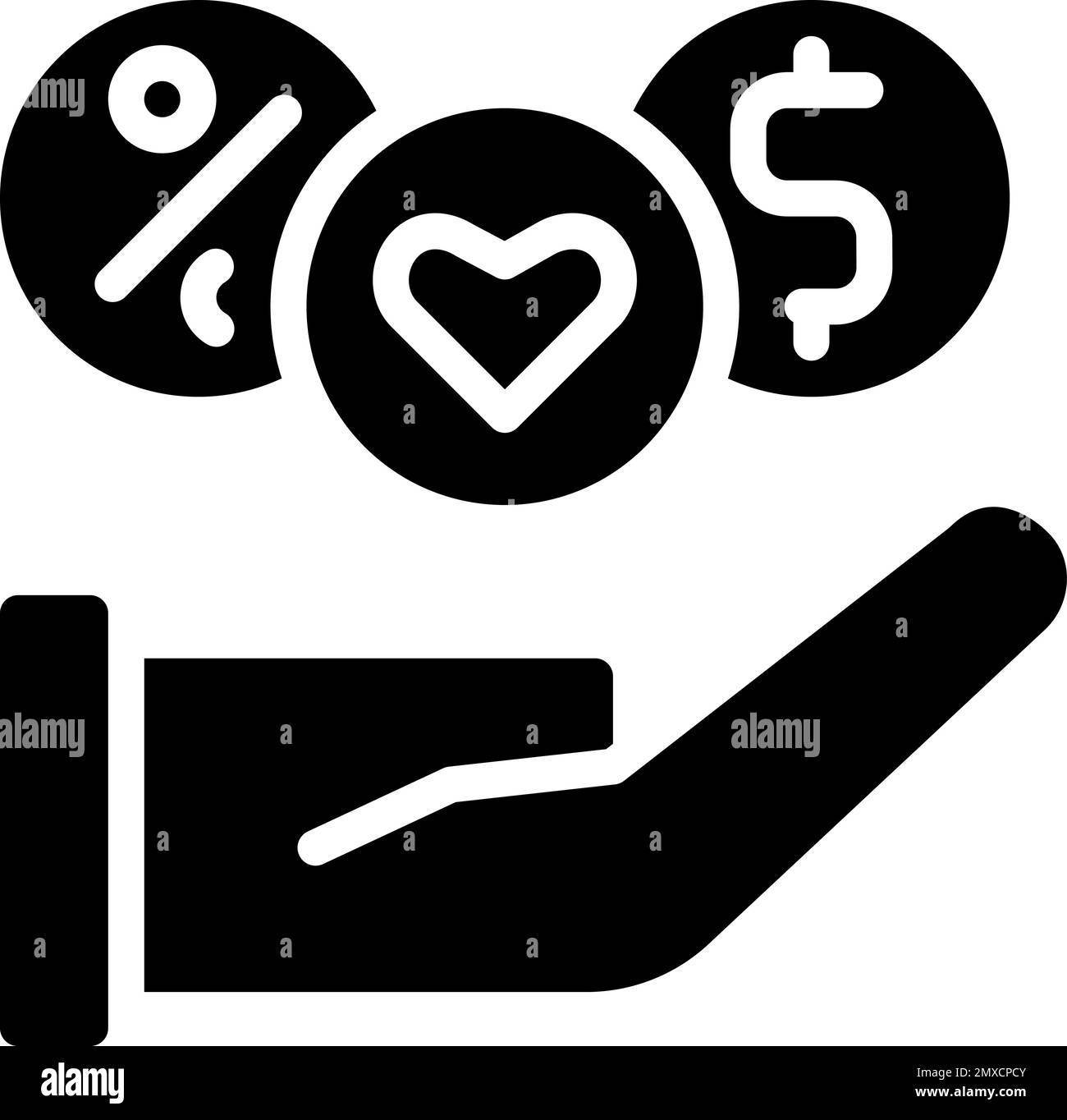 Benefits black glyph icon Stock Vector Image & Art - Alamy