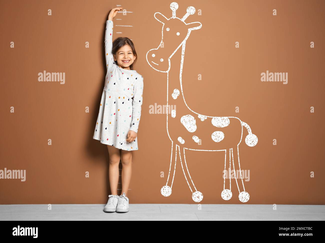 Height measure child illustration hi-res stock photography and images -  Alamy