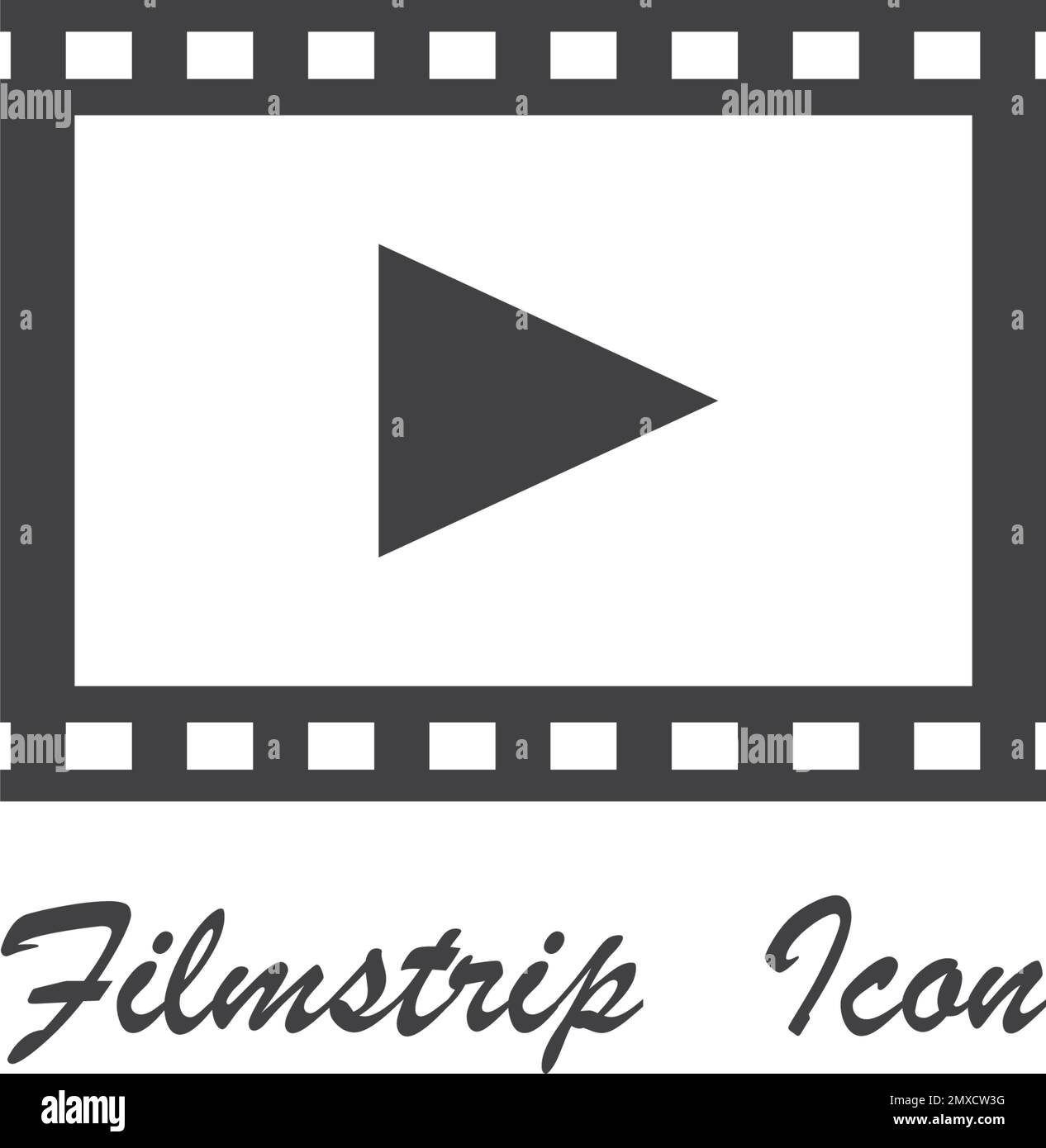 Premium Vector  Megaphone and reel with filmstrips to short film