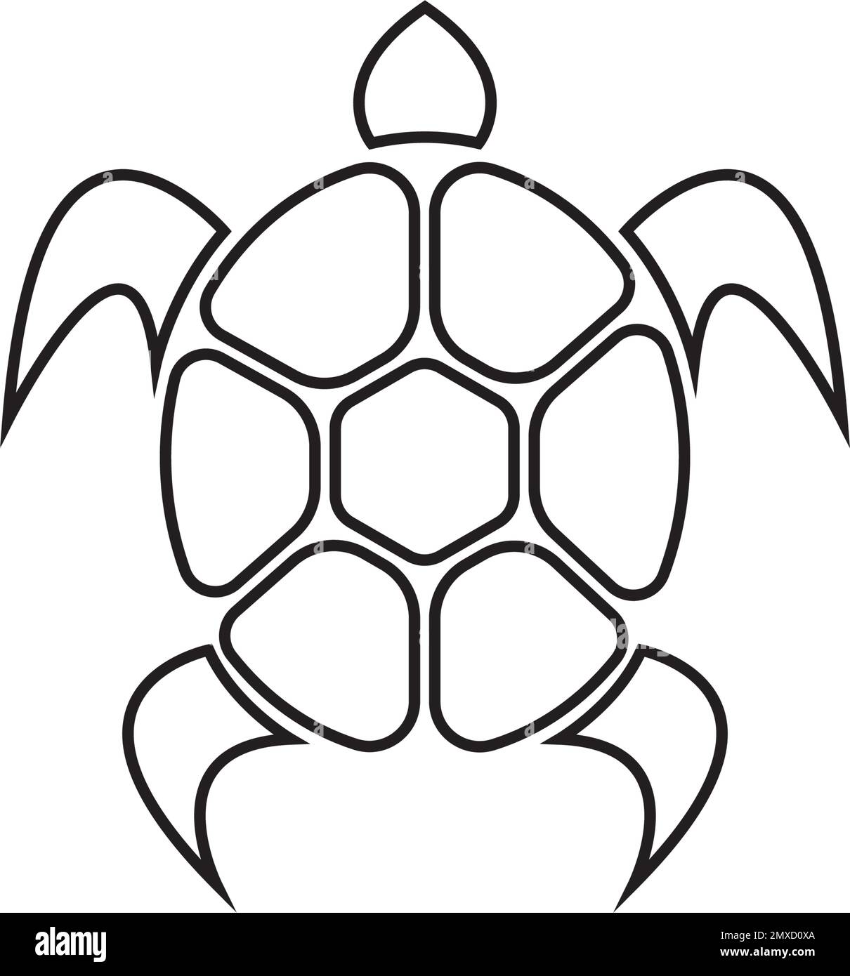 Turtle animal logo icon design vector template Stock Vector