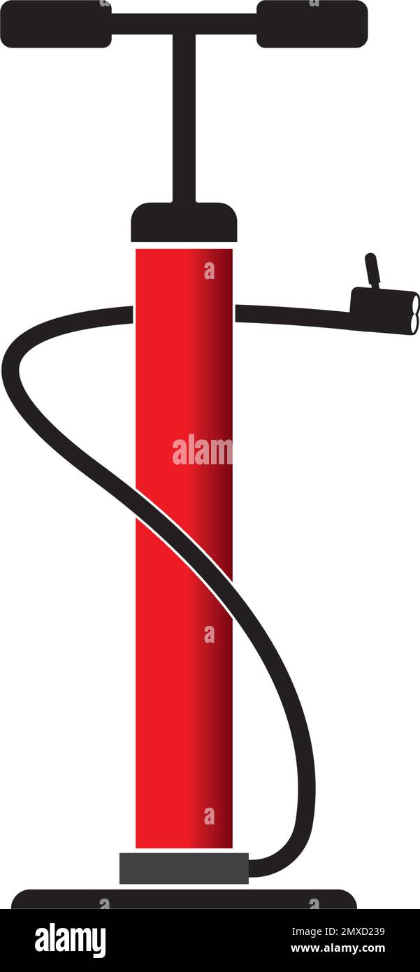 bicycle air pump icon vector illustration design template. Stock Vector