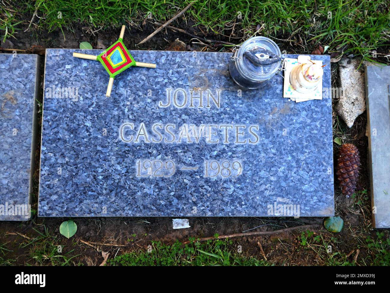 Los Angeles, California, USA 31st January 2023 A general view of atmosphere of Director John Cassavetes Grave at Pierce Brothers Westwood Village Memorial Park Cemetery on January 31, 2023 in Los Angeles, California, USA. Photo by Barry King/Alamy Stock Photo Stock Photo