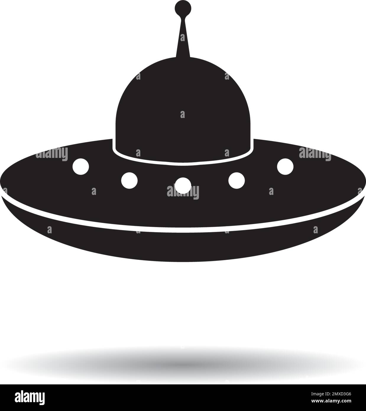 UFO vector icon illustration design template Stock Vector Image & Art ...