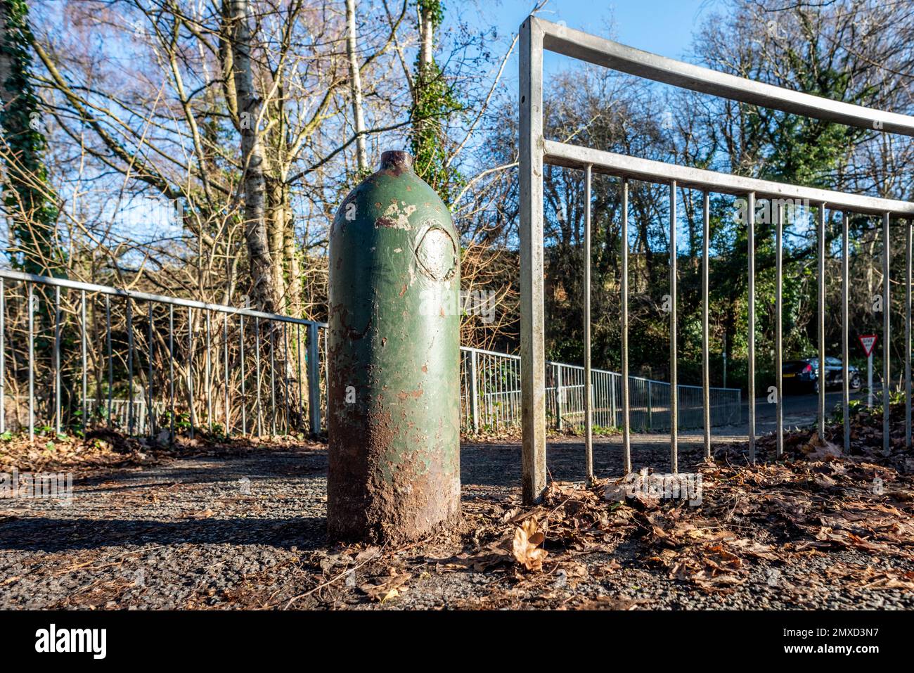 Heathfield, January 18th 2023 One of the few remaining natural gas