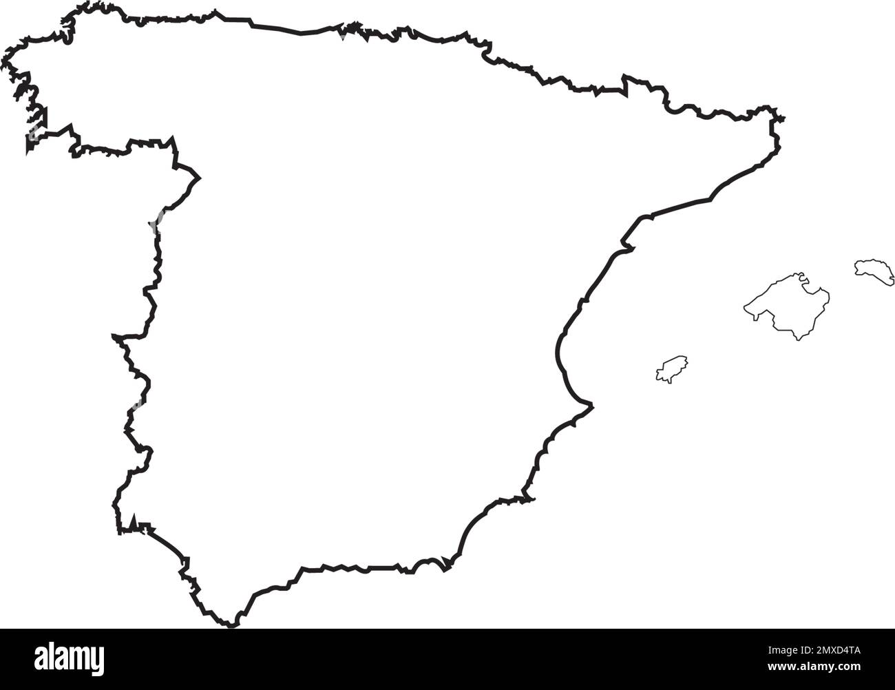 map of Spain icon vector illustration symbol design Stock Vector Image