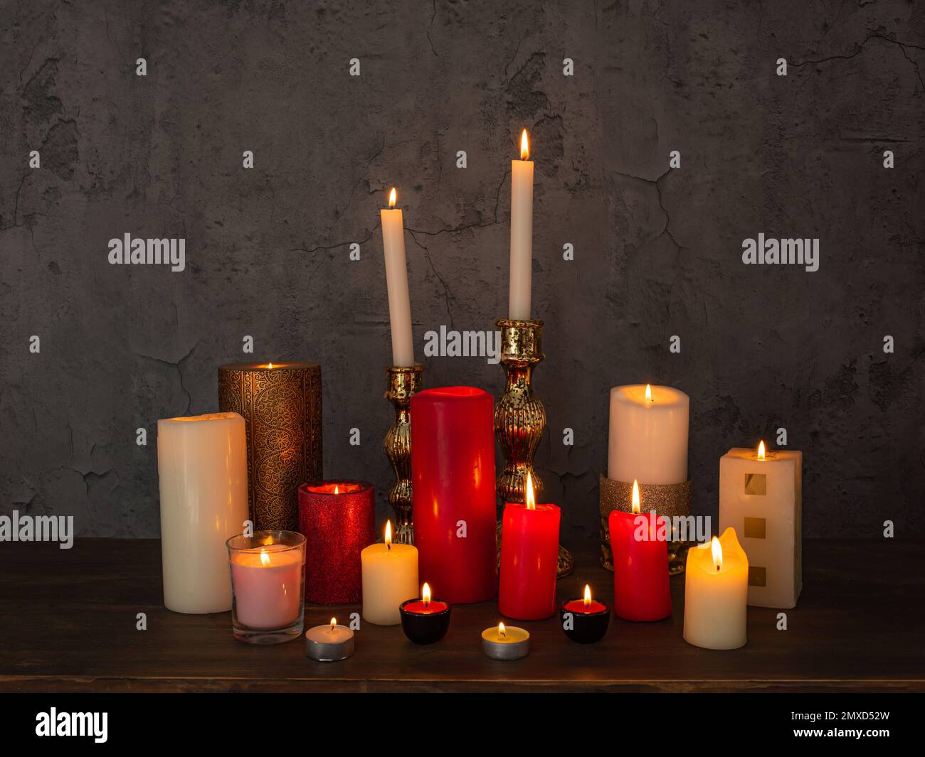 Candle, candle light composition different rituals Stock Photo Alamy