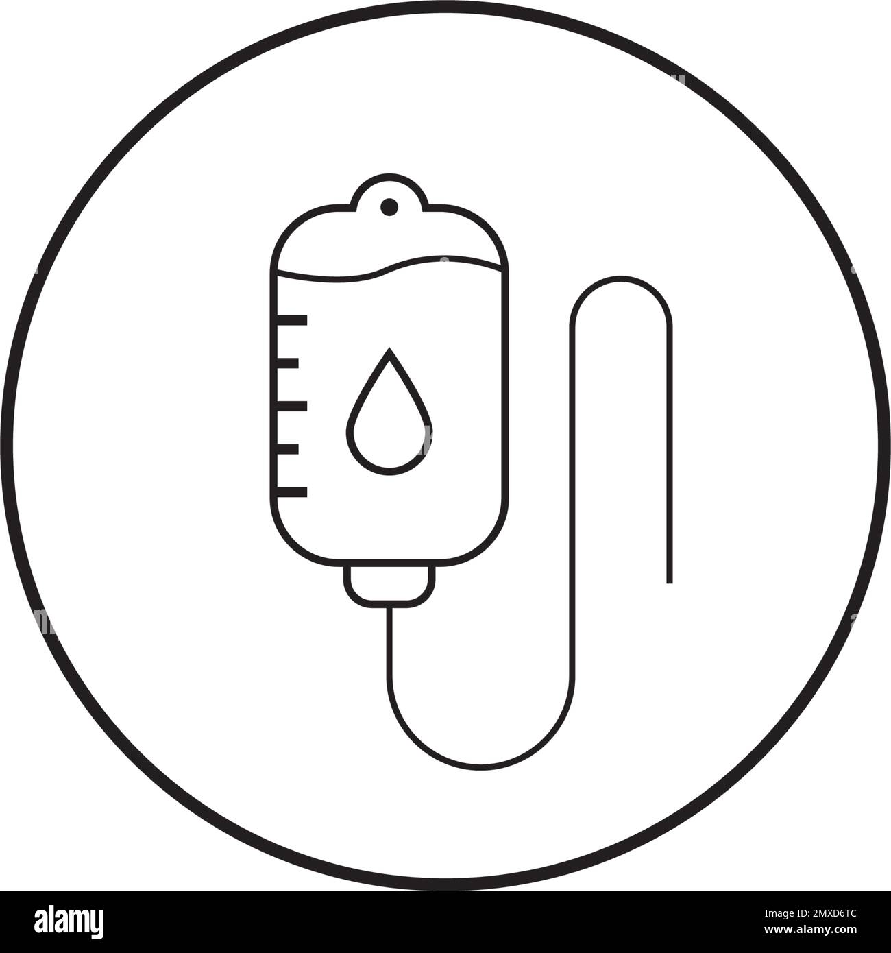 infuse icon in trendy flat style, blood bag icon, iv bag,intravenous bag Stock Vector