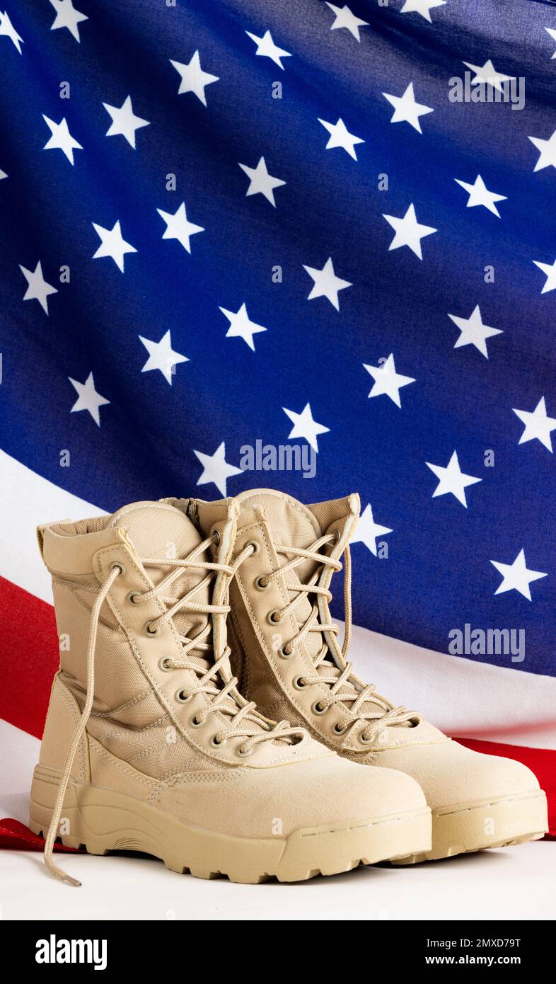 Usa army boots hi-res stock photography and images - Alamy