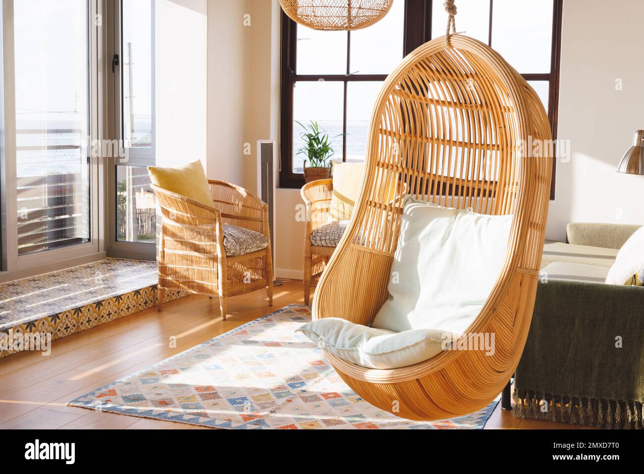 View of Amazon.com: Hanging Basket Chair