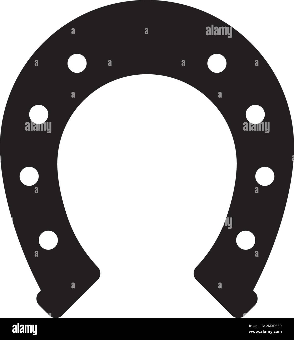 Horseshoe Icon Set Vector Stock Illustration - Download Image Now -  Horseshoe, Icon Symbol, Vector - iStock