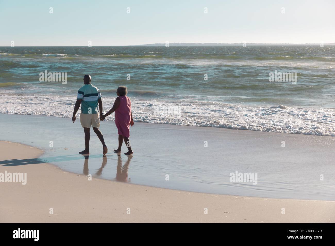 Rear view retired african hi-res stock photography and images - Alamy