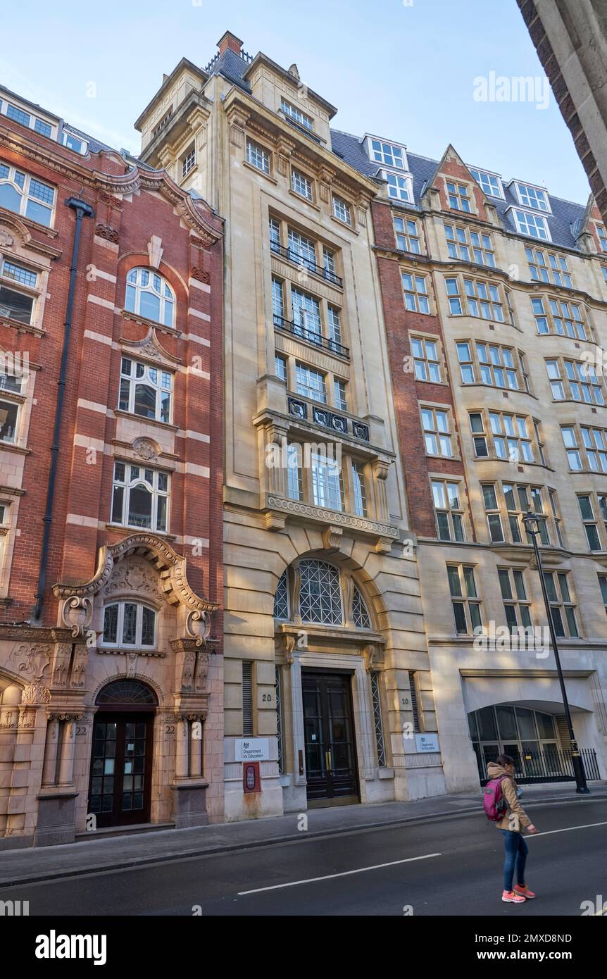 the department for education  government minstery Stock Photo