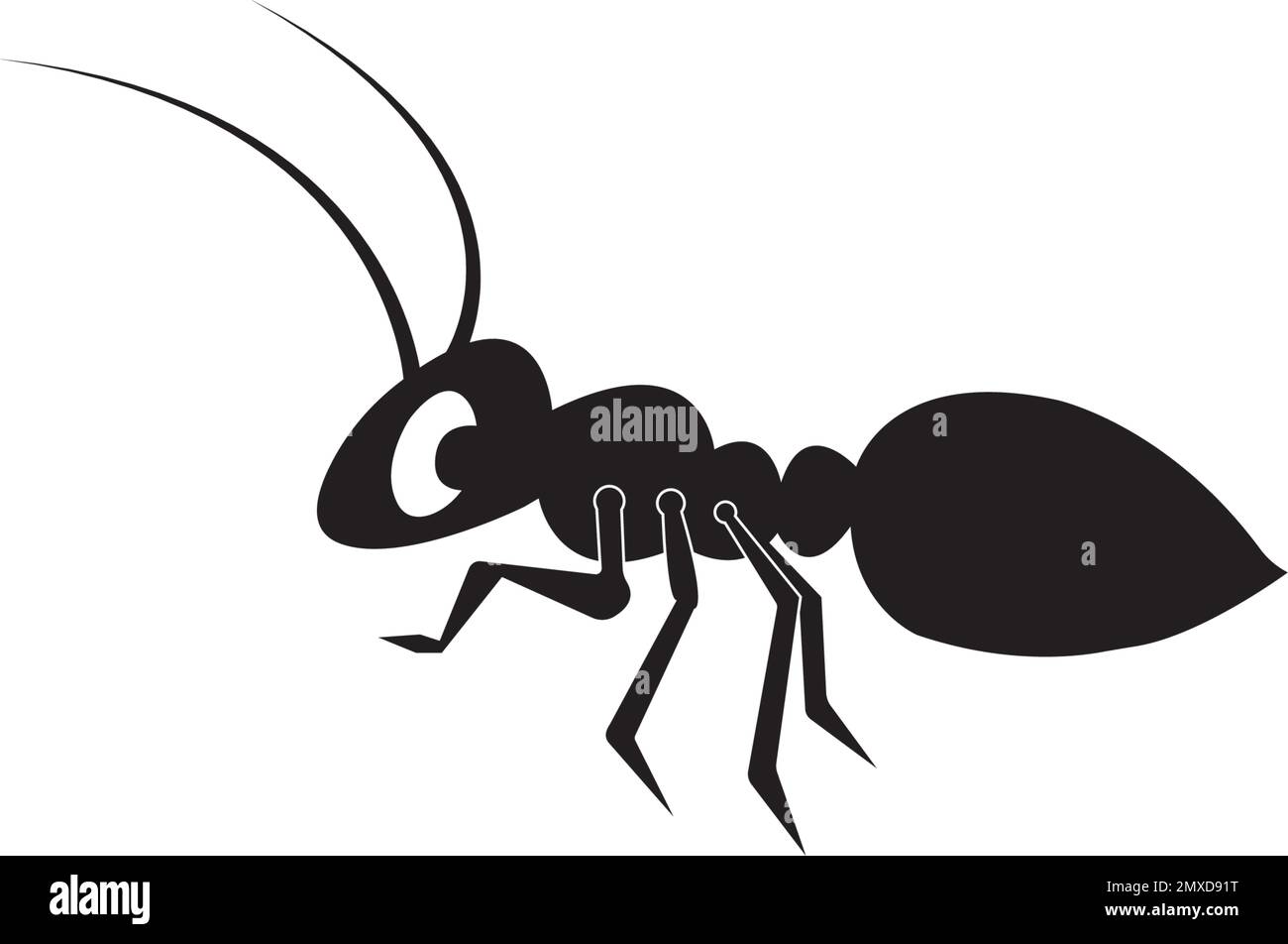 Ant icon vector illustration logo design. Stock Vector