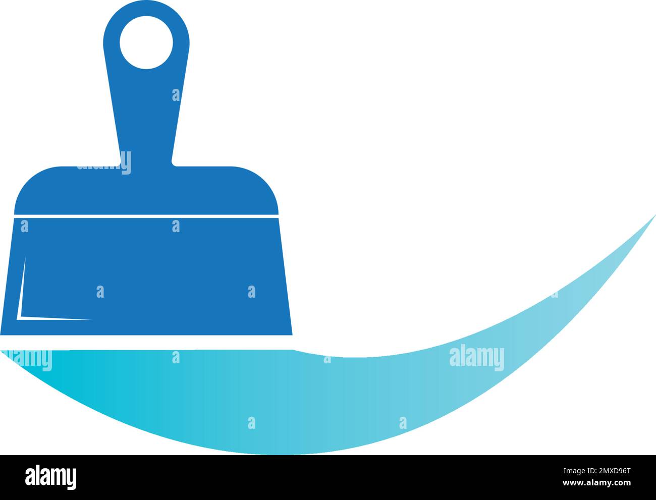 Scraper Icon Vector, Spatula Trendy Design illustration, eps10. Stock Vector