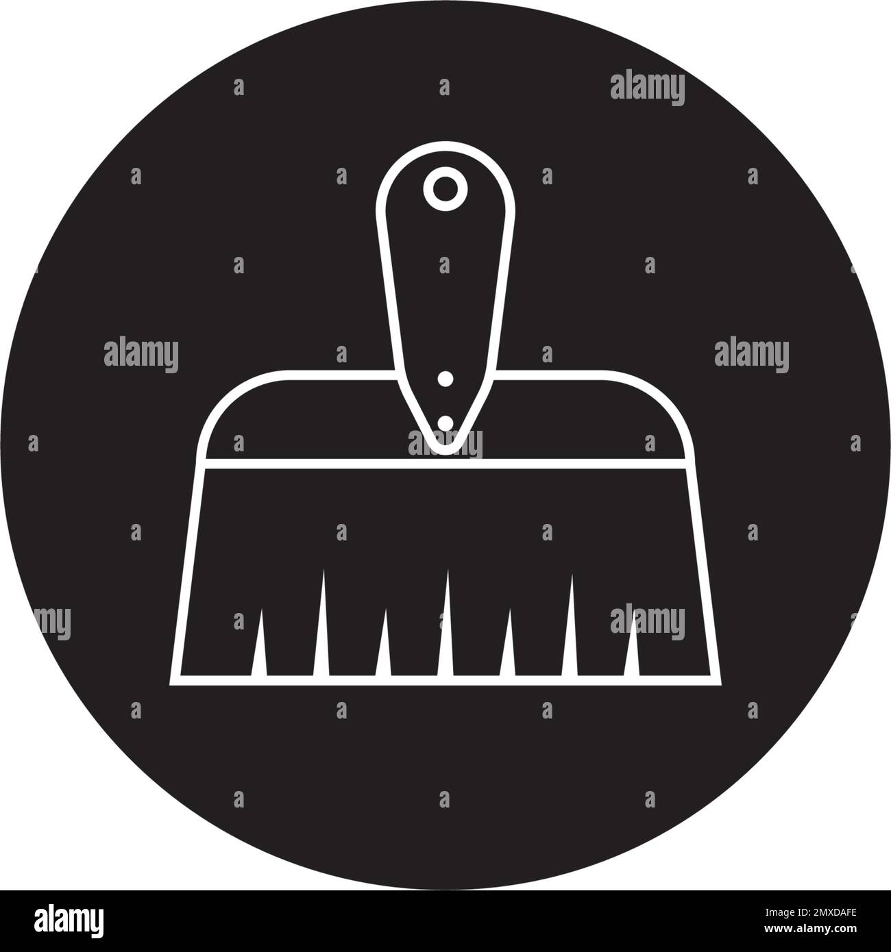 Scraper Icon Vector, Spatula Trendy Design illustration, eps10. Stock Vector