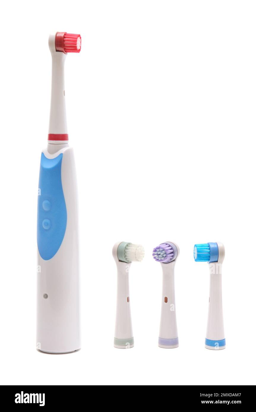 electrical toothbrush isolated on white background Stock Photo - Alamy