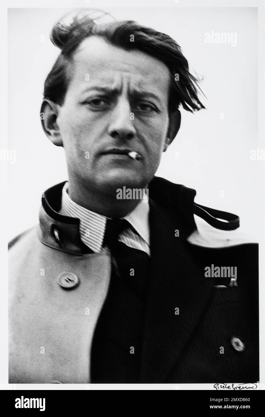 Portrait of André Malraux (1901-1976). Museum: PRIVATE COLLECTION. Author: GISELE FREUND. Stock Photo