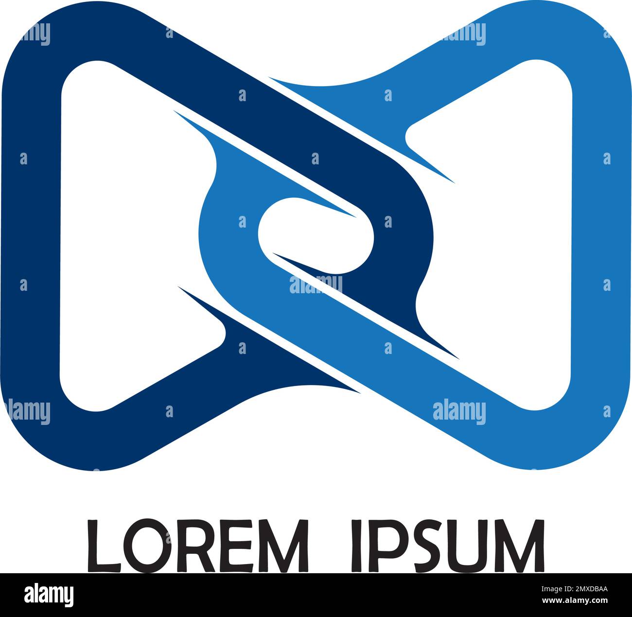 Abstract logo triangle. Vector design Stock Vector