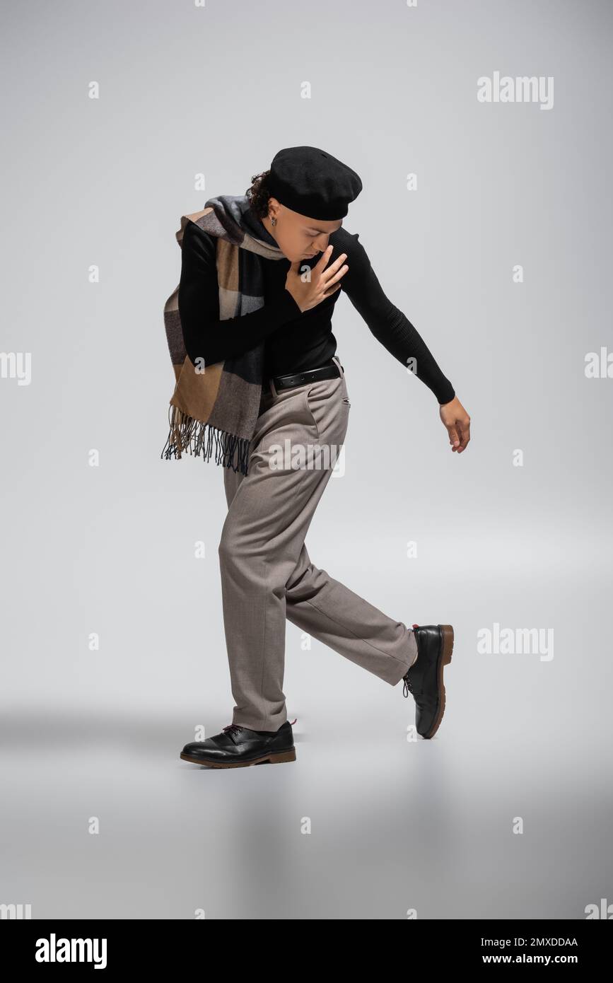 One african black man walking hi-res stock photography and images - Alamy