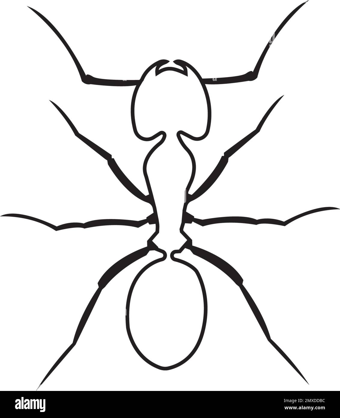 Ant icon vector illustration logo design. Stock Vector