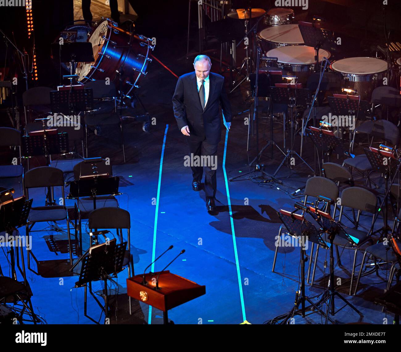 Putin Concert Russian President Vladimir Putin's working trip to Volgograd, timed to ...