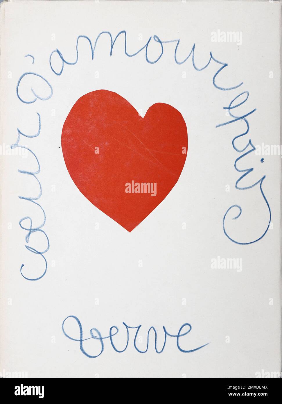 Henri Matisse Amour Cœur Affiche Toile – Impression Art Minimaliste Moderne Milieu Siècle – Décoration Murale Chambre Salon 50x70 Cm Sans Cadre