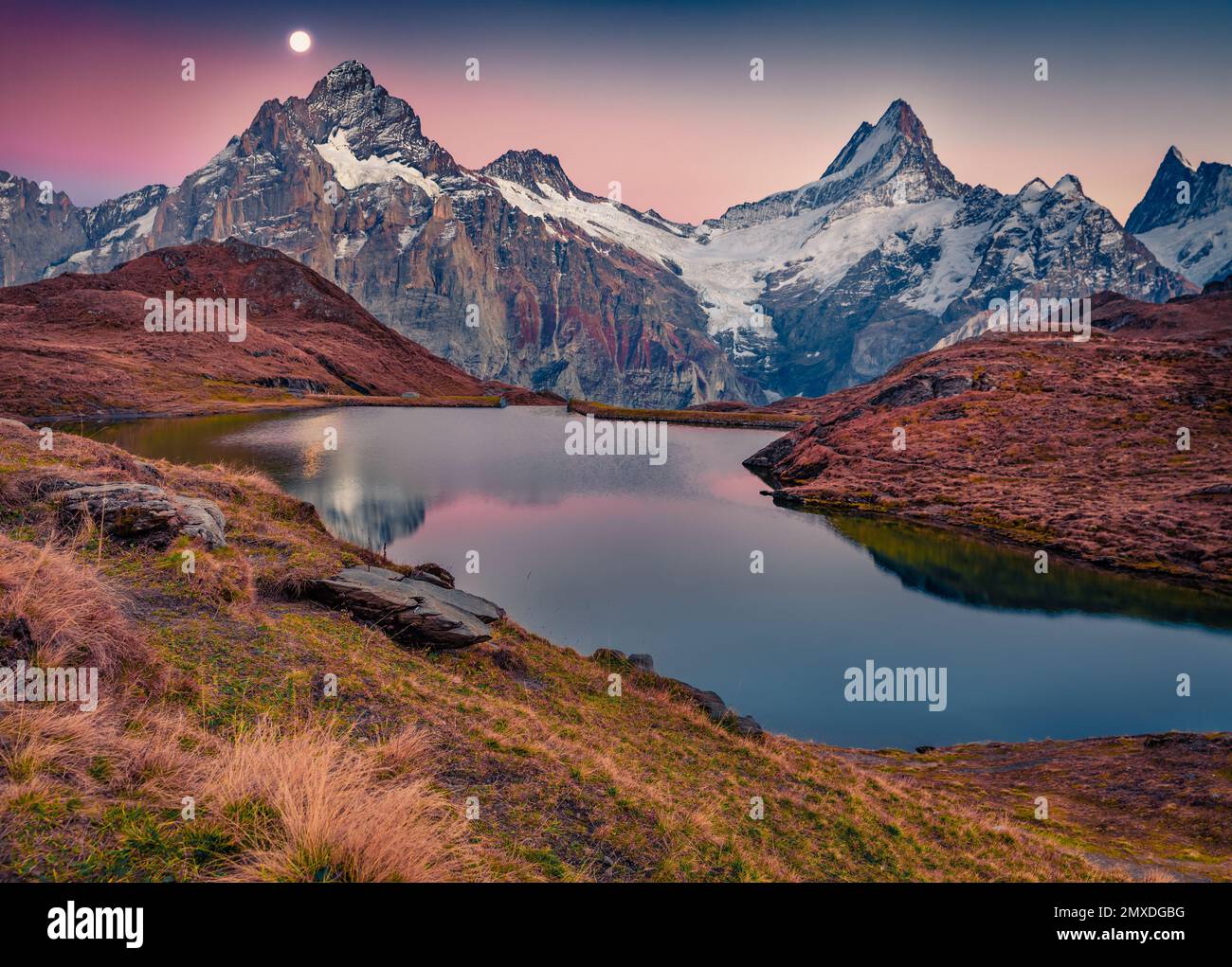 rising-moon-on-bachalp-lake-bachalpsee-switzerland-captivating