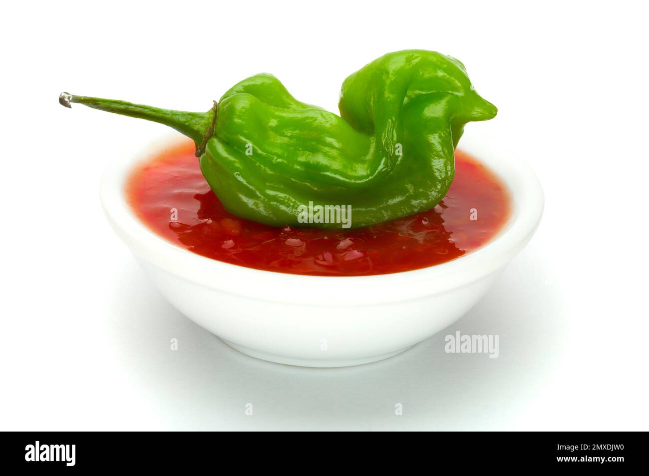Scotch Chili in the shape of a duck Stock Photo Alamy