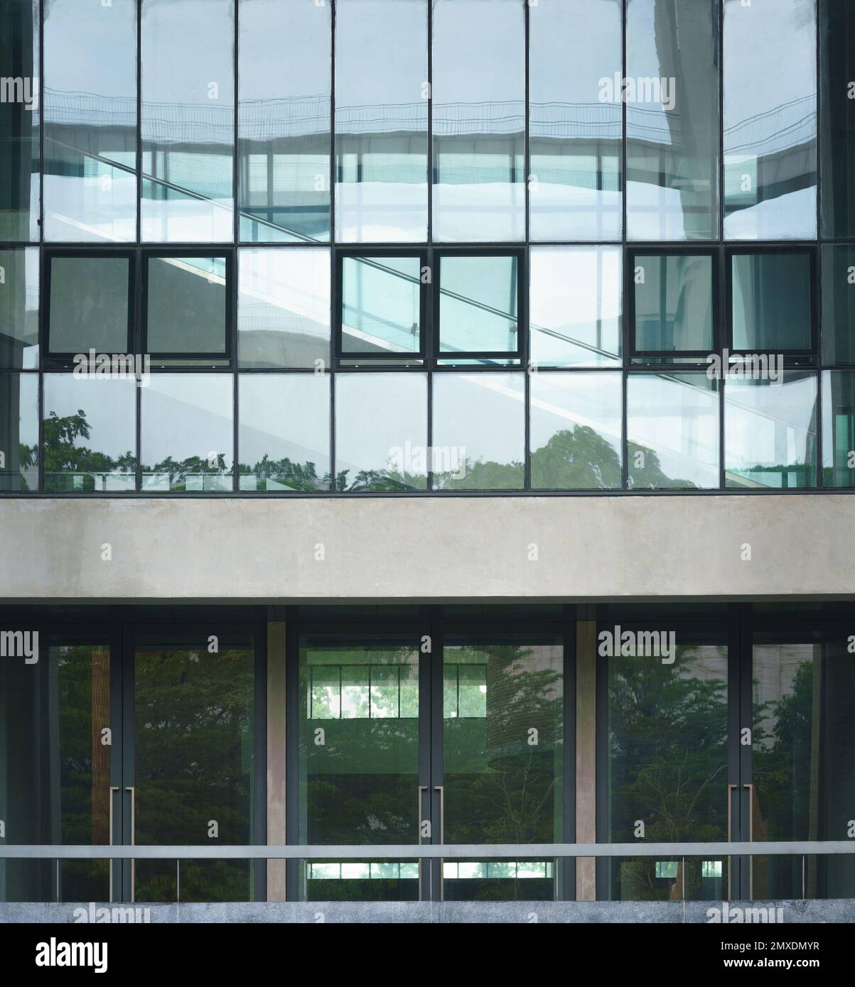 modern architecture industrial decoration style exterior with metal