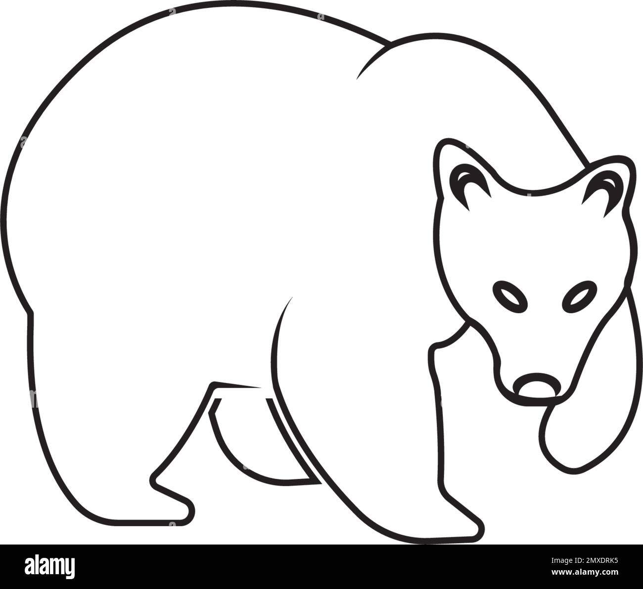 Bear icon vector illustration logo design Stock Vector Image & Art - Alamy