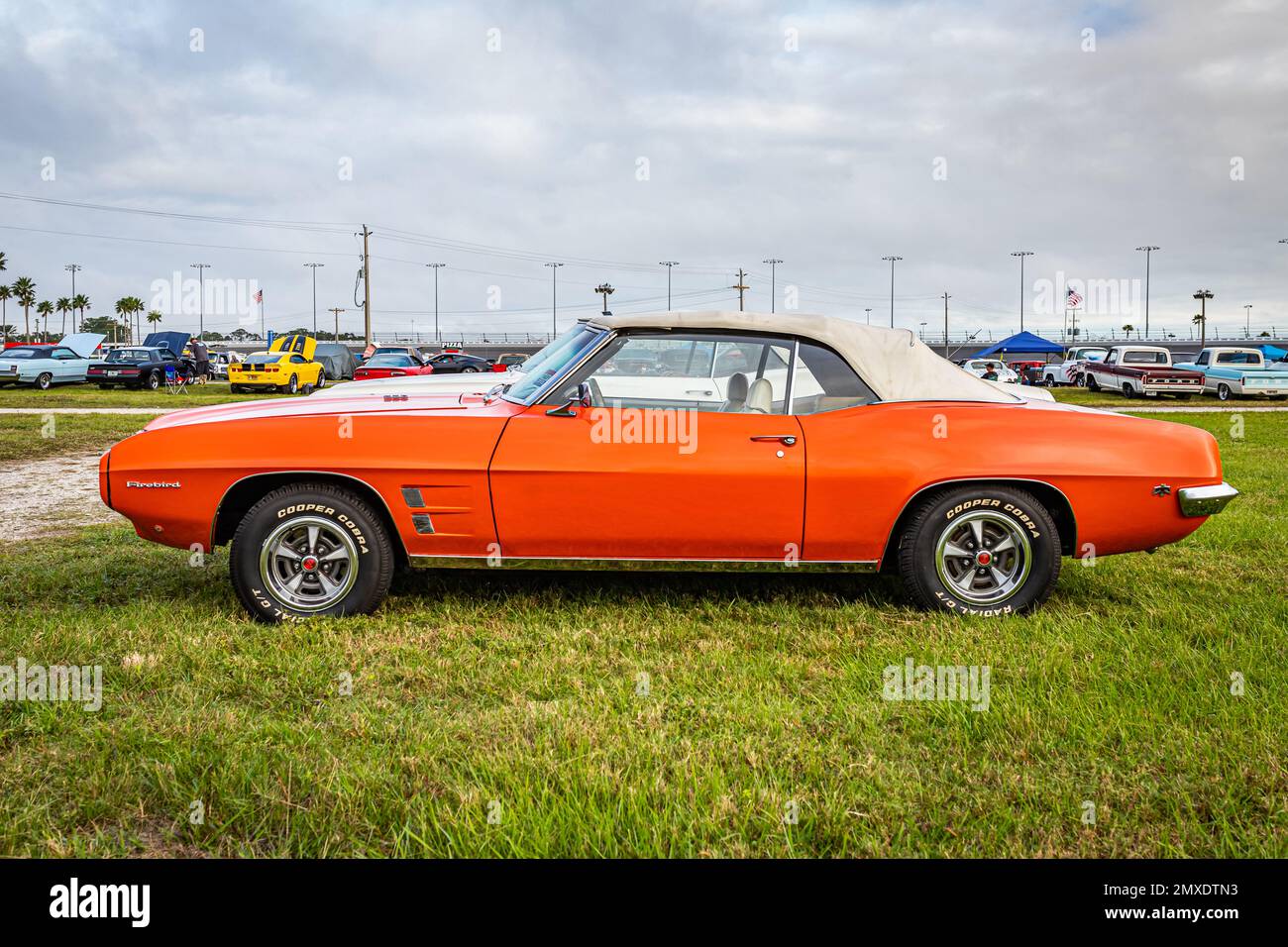 Daytona Beach, FL November 26, 2022 High perspective side view of a