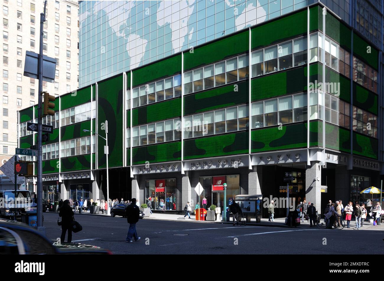Lehman brothers headquarters building in hi-res stock