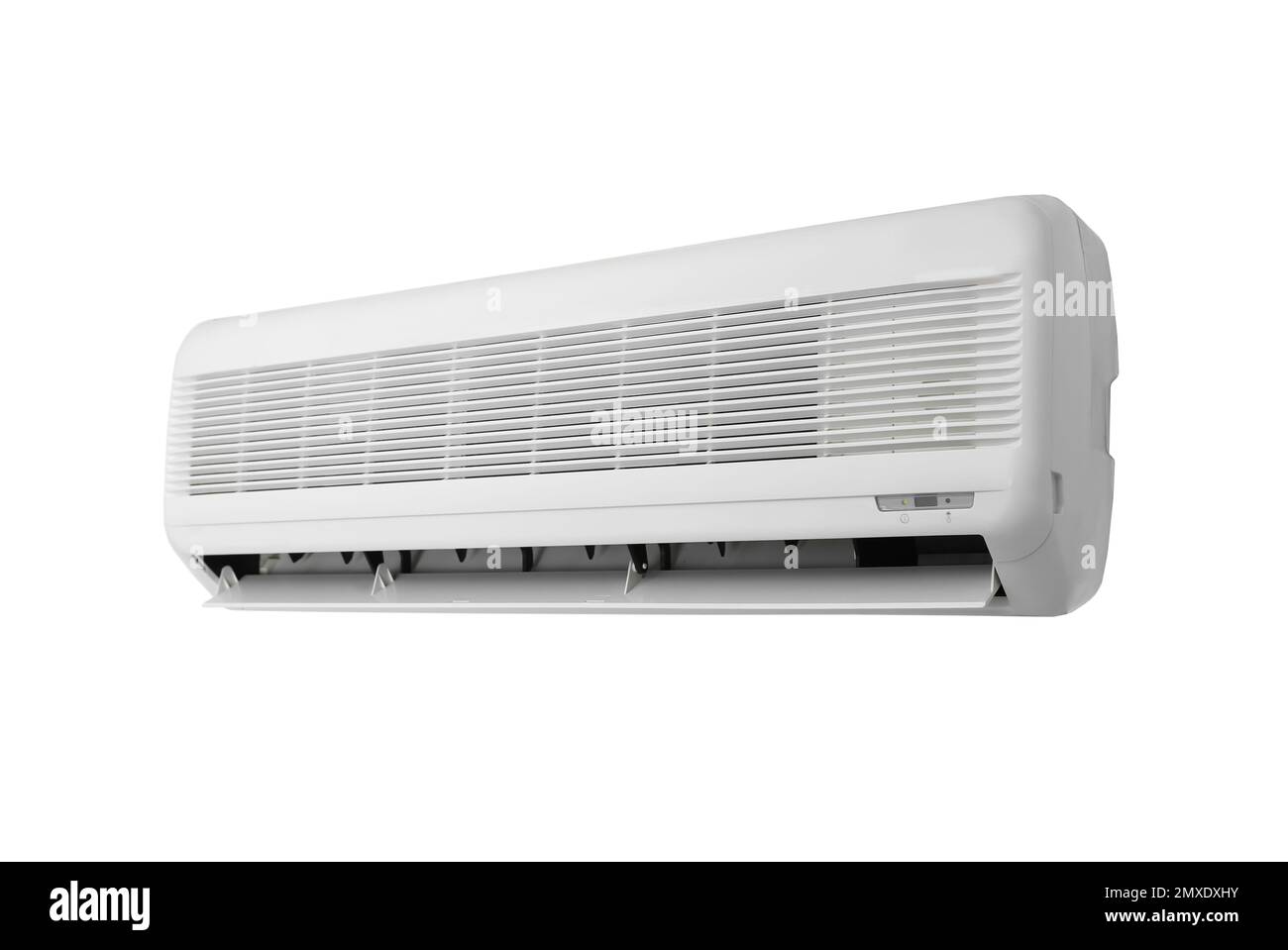Modern air conditioner isolated on white. Home appliance Stock Photo