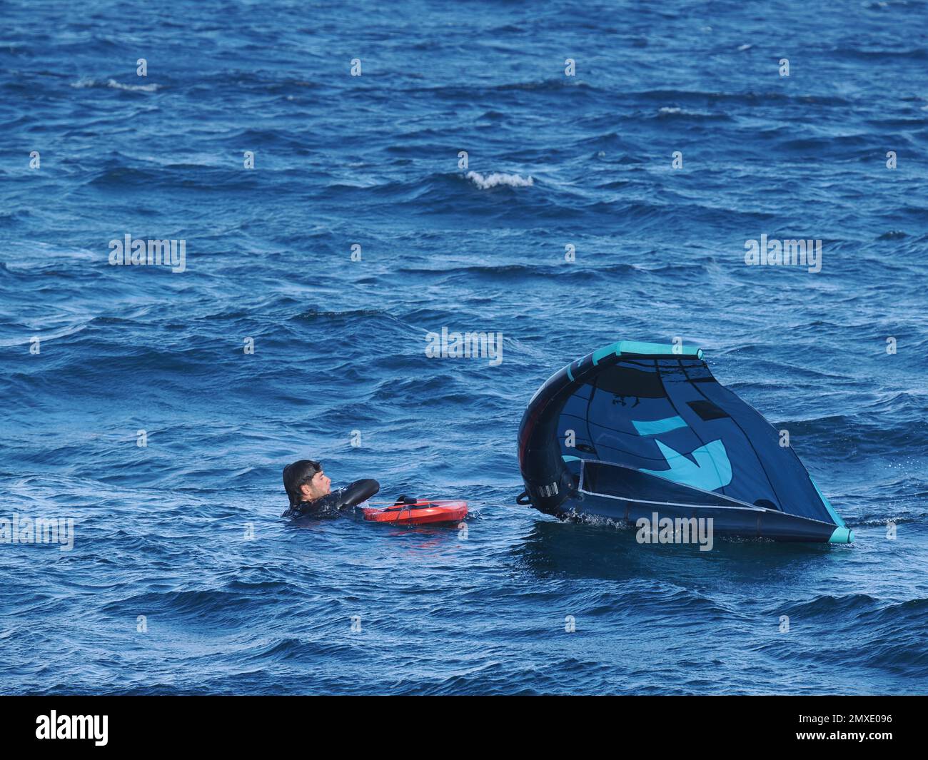 One of the newest water sports is wing foil surfing, for which the bay