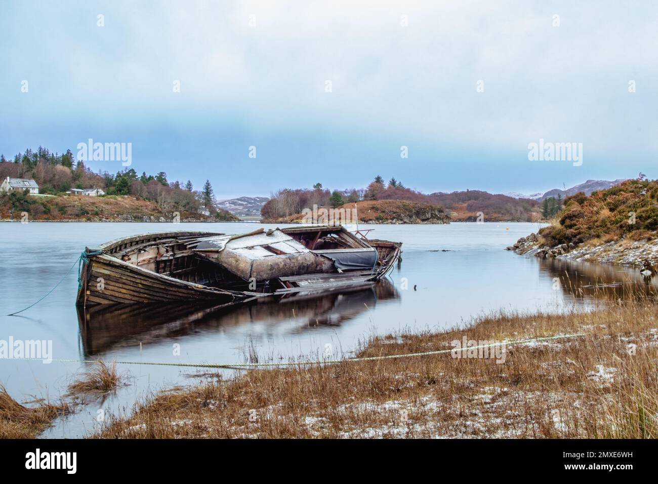 Badachro, a small former fishing village on the North West Coast of ...
