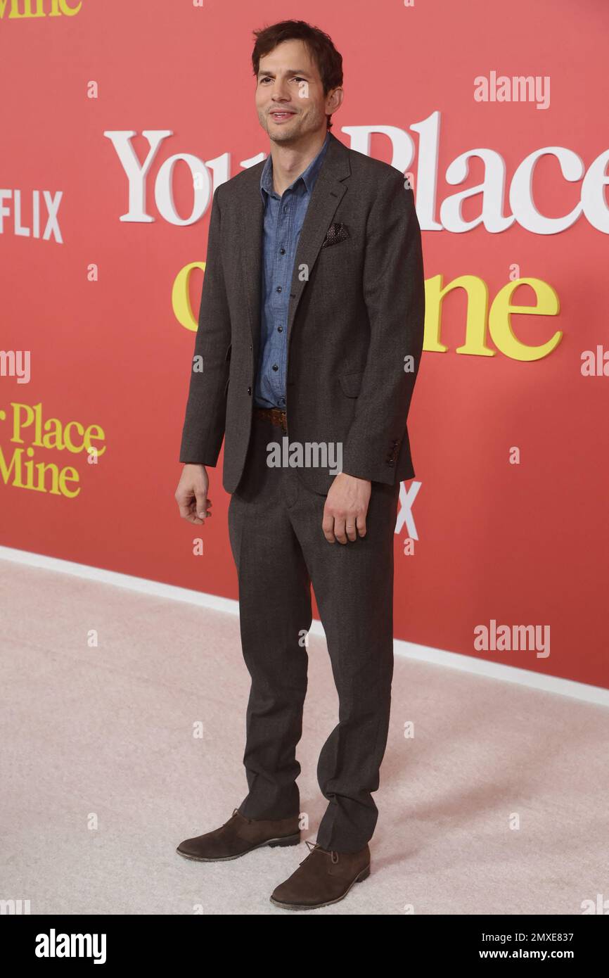 Los Angeles, California. February 02, 2023 Ashton Kutcher arrives at