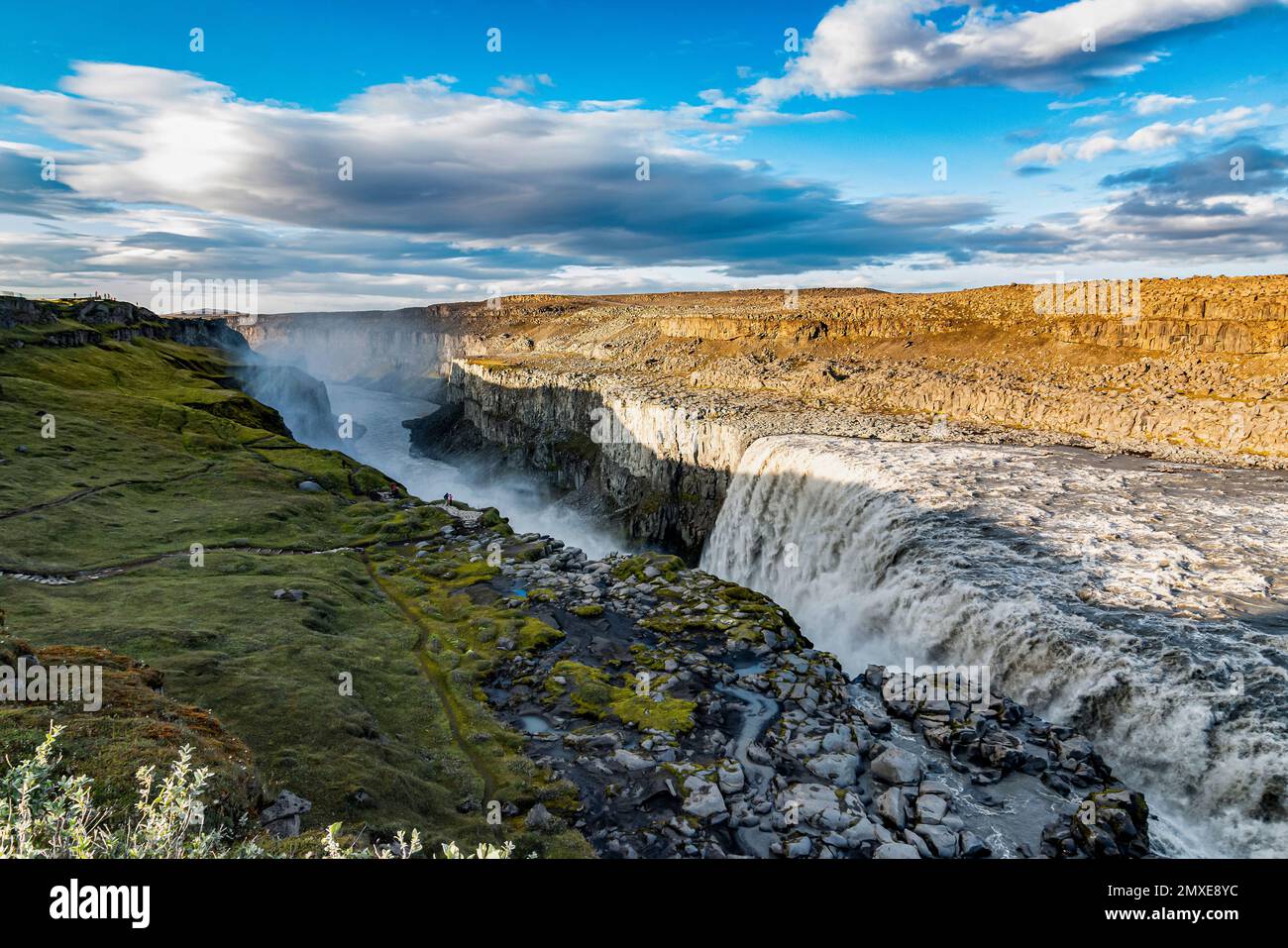 Der Wasserfall Detifoss im Nordosten Islands, Europa Stock Photo