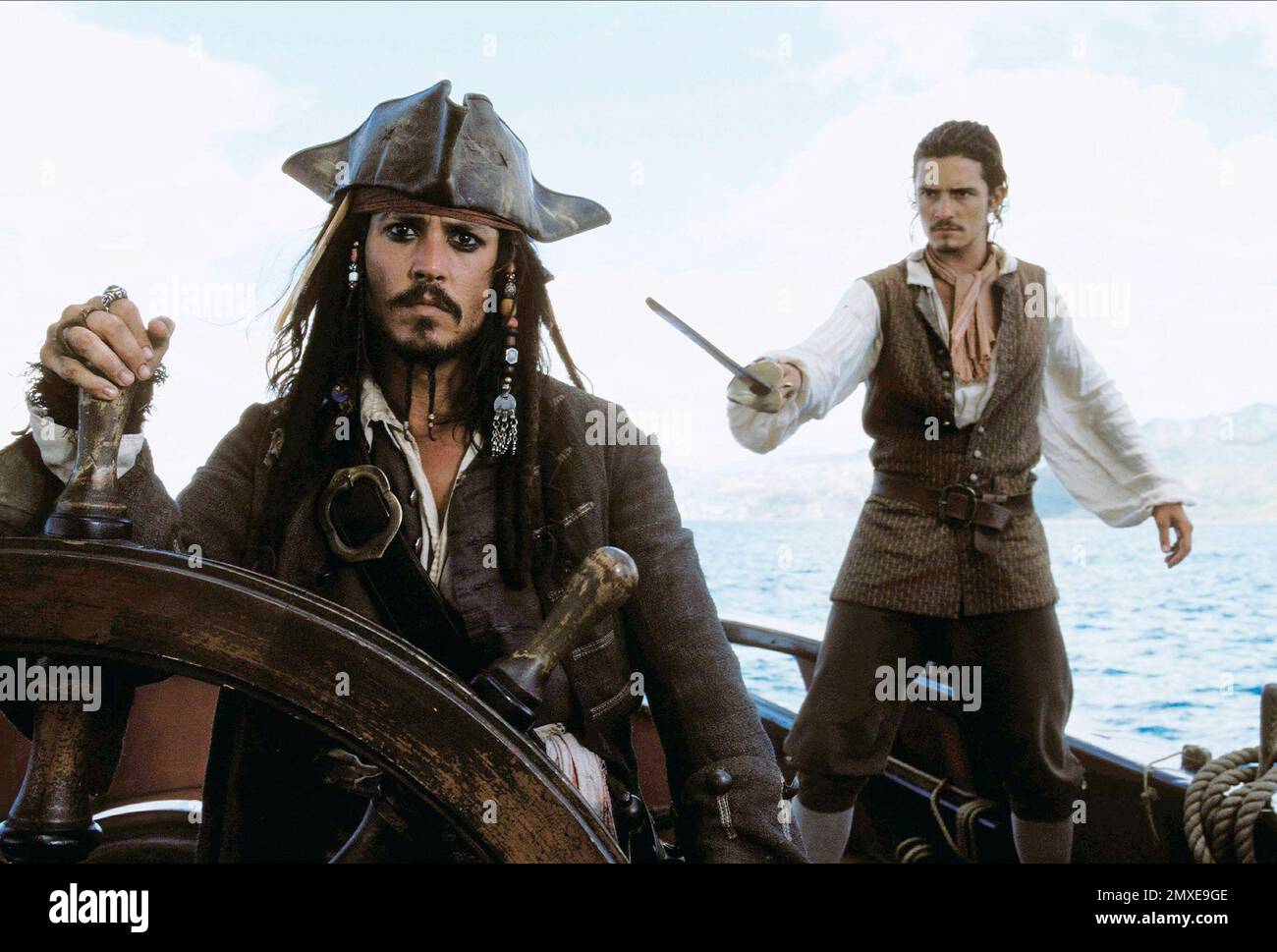 Pirates of the Caribbean   Johnny Depp Stock Photo