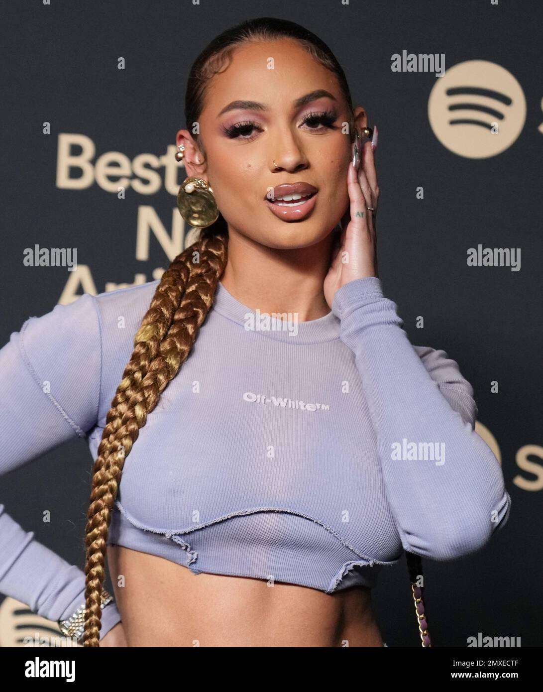 DaniLeigh arrives at the Spotify's 2023 Best New Artist Party held at