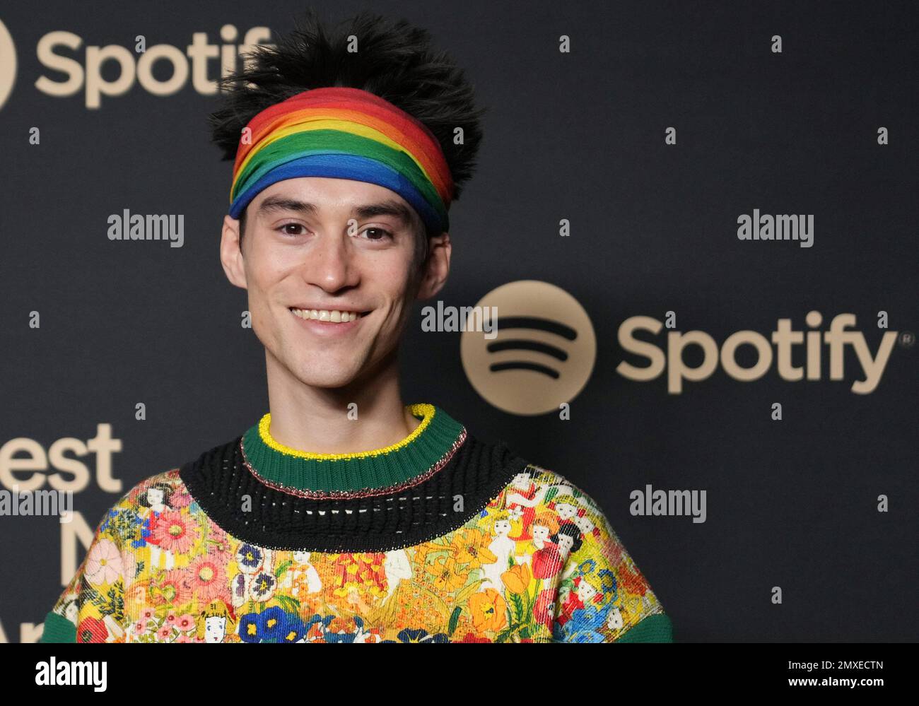 Jacob Collier arrives at the Spotify