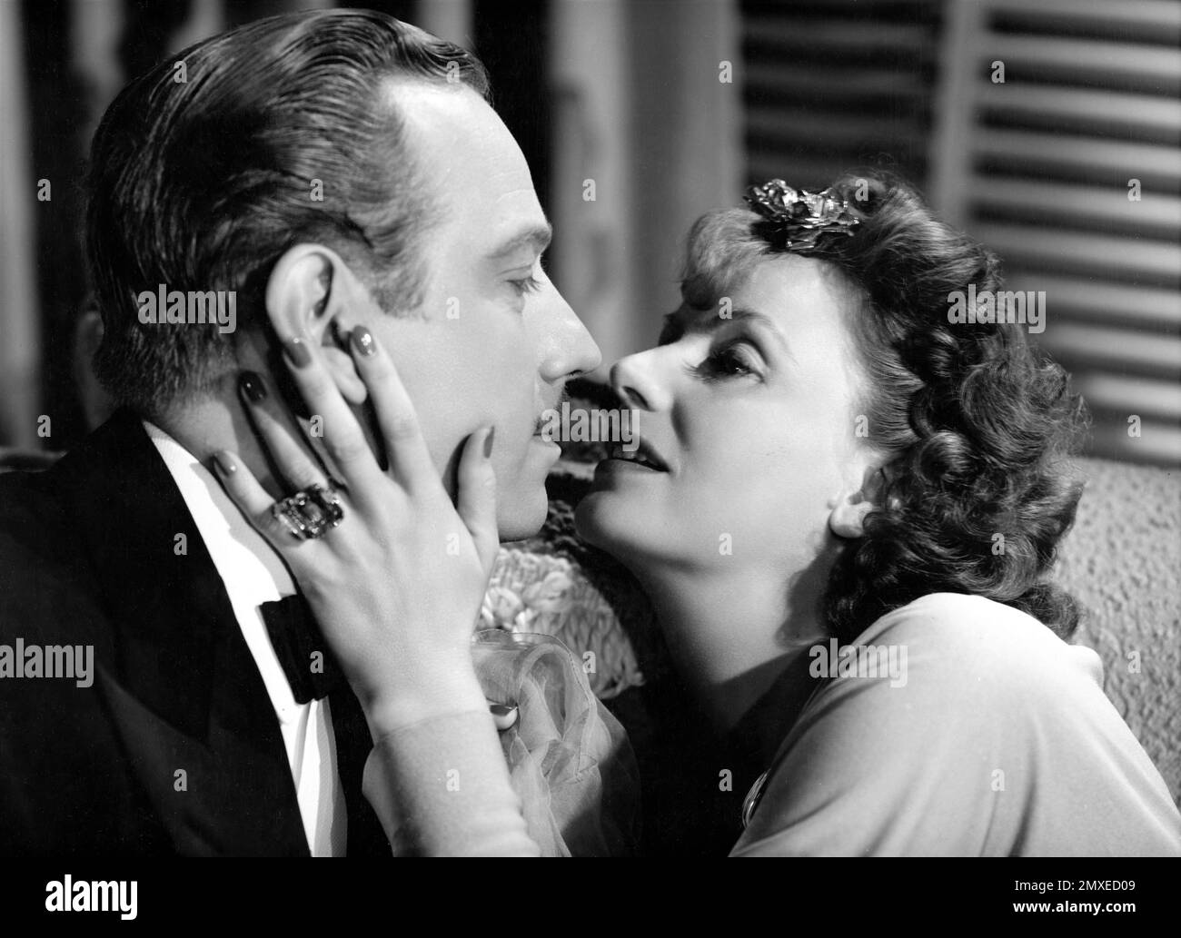 MELVYN DOUGLAS and GRETA GARBO in TWO-FACED WOMAN 1941 director GEORGE CUKOR Metro Goldwyn Mayer Stock Photo