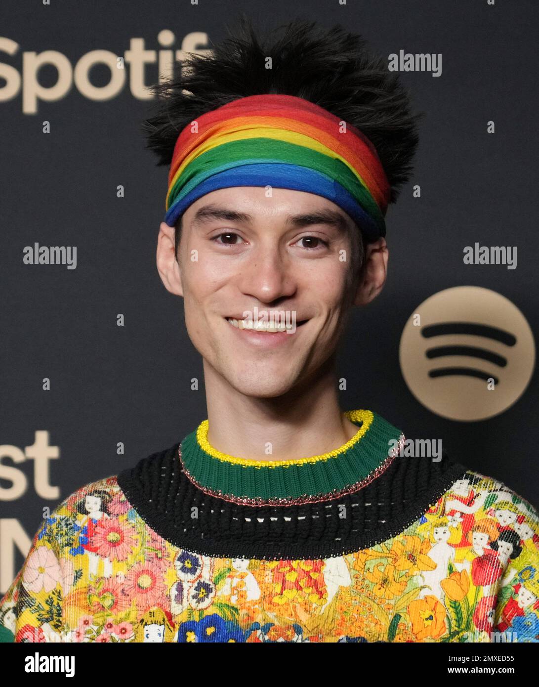 Los Angeles, USA. 02nd Feb, 2023. Jacob Collier arrives at the Spotify