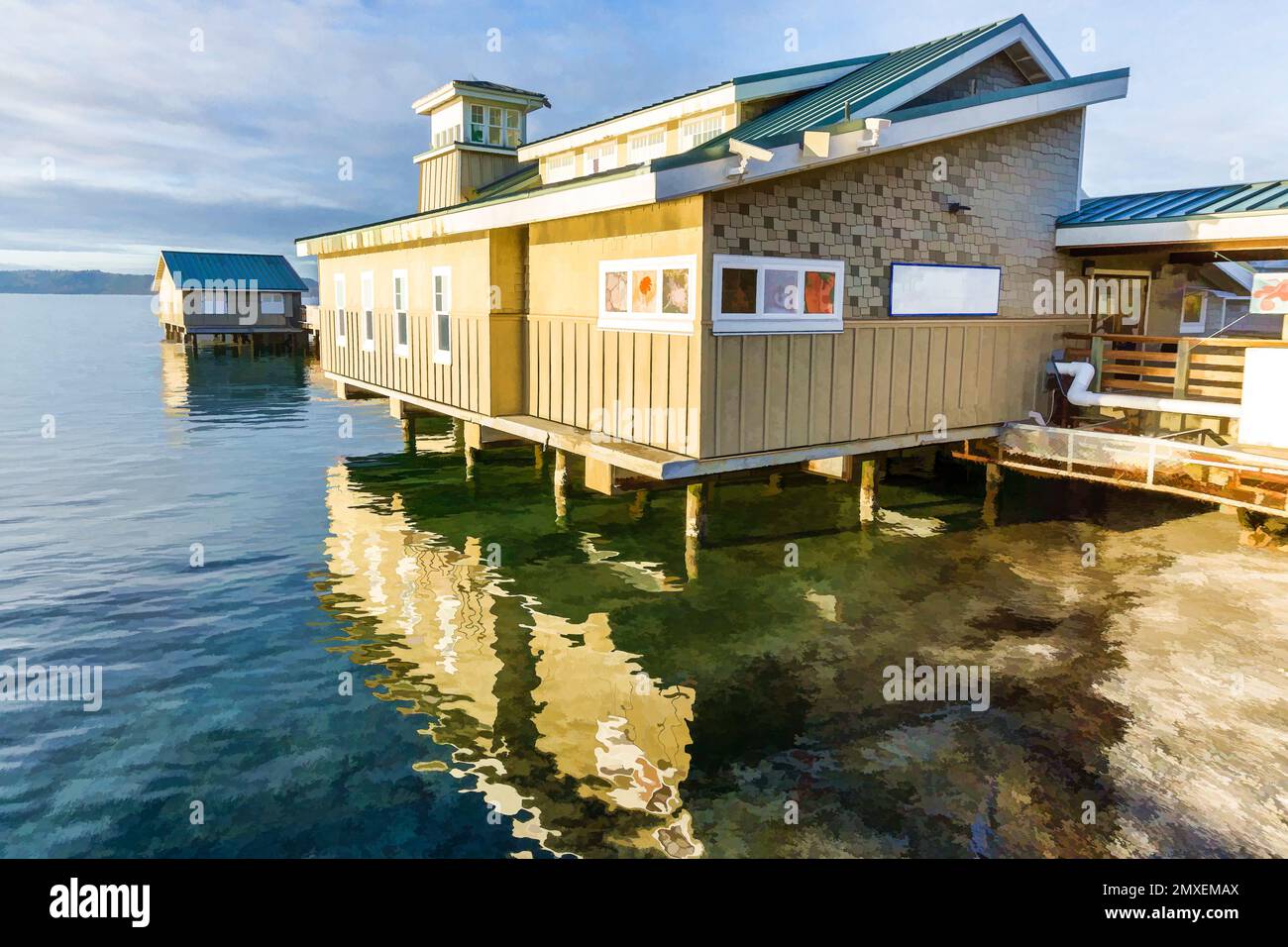 Buildings on pier in hi-res stock photography and images - Alamy